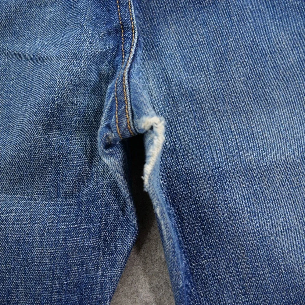 Levis 541 Jeans Mens 38 Blue Straight White Oak Cone Denim Mid Rise Zip Fly